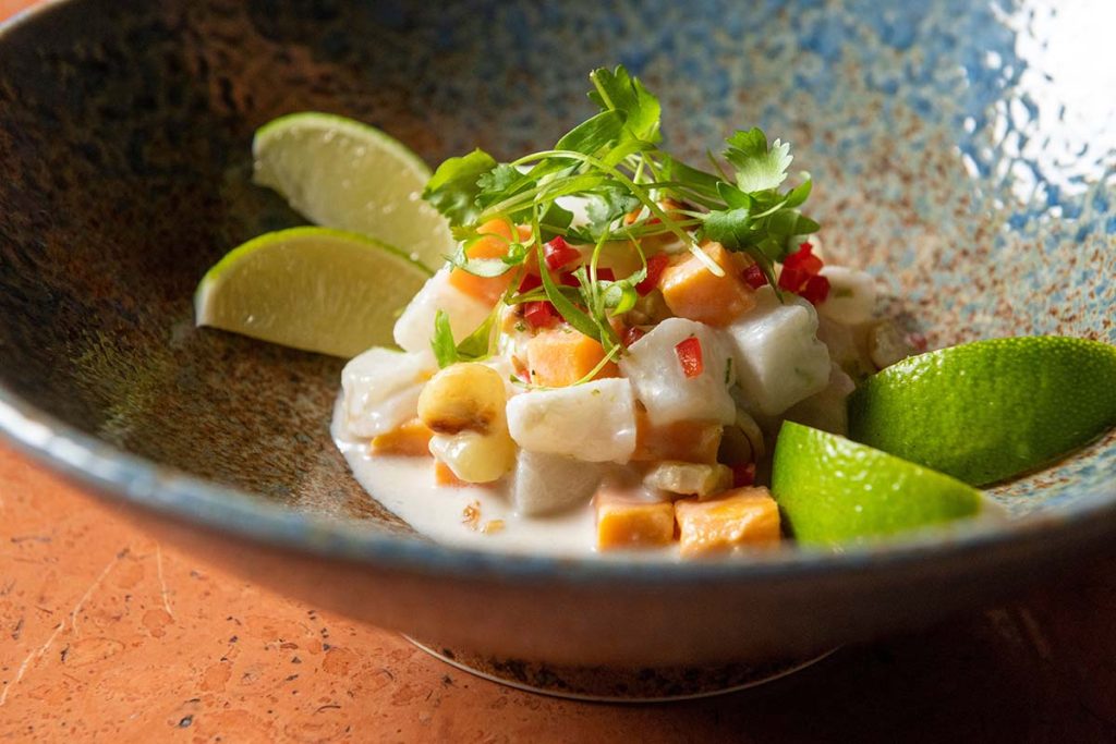 atlantic white fish ceviche