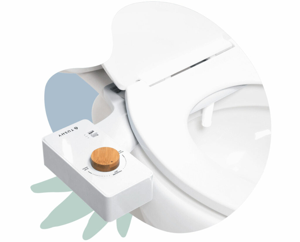 a decoratively cropped image of the tushy classic bidet product