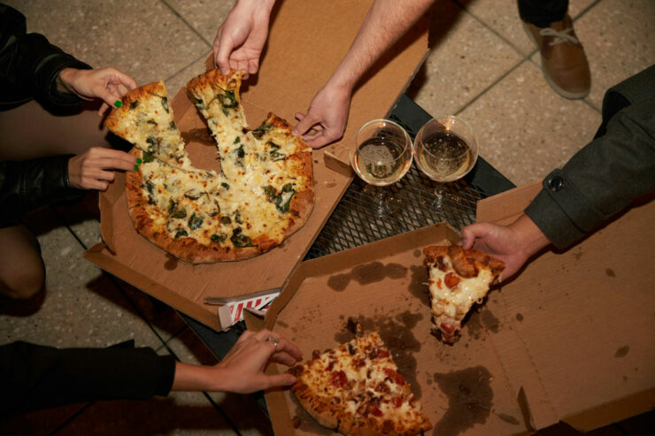 street food pizza