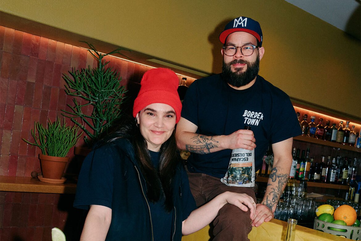 Jorge Aguilar and Amanda Rosa at Border Town